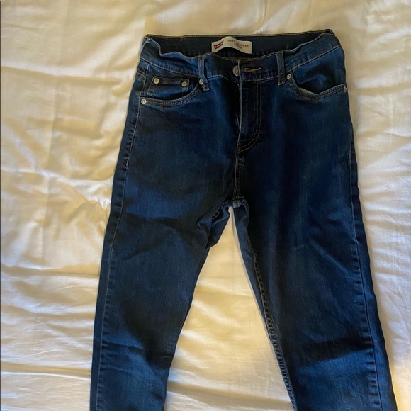 Levi’s 502 Regular Taper Dark Wash Jeans - Picture 3 of 9